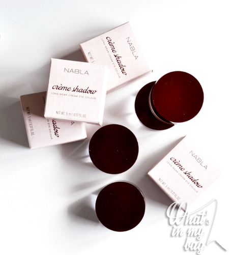 A close up on make up n°317: Nabla, Crème shadow (Bakery, Pinkwood, Caffeine, Dandy)