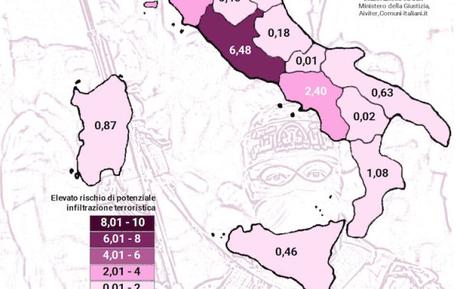 mappa terrorismo