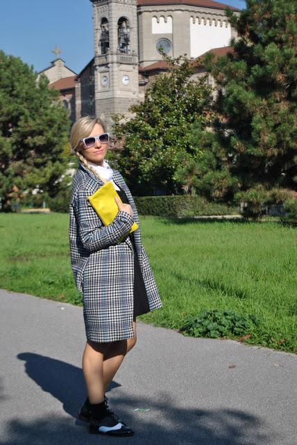 outfit cappotto oversize outfit cappotto a uovo come abbinare un cappotto oversize come abbinare un cappotto a uovo outfit novembre 2015 outfit autunnali outfit per il lavoro street style outfit cappotto tartan cappotto stampa tartan mariafelicia magno fashion blogger colorblock by felym fashion blog italiani fashion blogger italiane blogger italiane di moda fashion blogger bergamo fashion blogger milano ragazze bionde oversize coat how to wear oversize coat how to combine oversize coat egg shape coat how to wear egg shape coat how to combine egg shape coat 