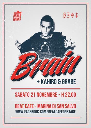 BRAIN (FUOCO NEGLI OCCHI) IN CONCERTO PRESSO BEAT CAFe', SABATO 21 NOVEMBRE 2015