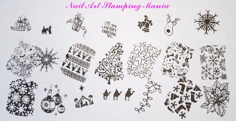 UberChic Beauty Christmas-01  Nail Stamping Plate Review