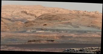Le Bagnold Dunes nell'obiettivo del rover NASA Curiosity. Crediti: NASA / JPL-Caltech / MSSS.