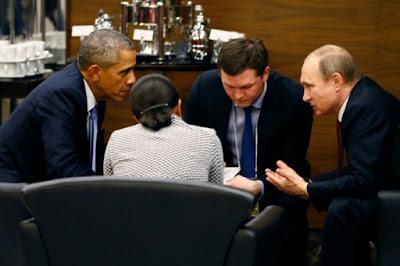 L'incontro tra Obama e Putin al G20