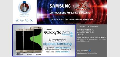 Promozione Ricevi fino a 100€ di rimborso Samsung People Tornano i Galaxy S6 Days: fino a 100 euro di rimborso per chi acquista un Galaxy S6, Galaxy S6 Edge o Galaxy S6 Edge Plus attivando un piano operatore