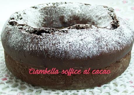 Ciambella soffice al cacao