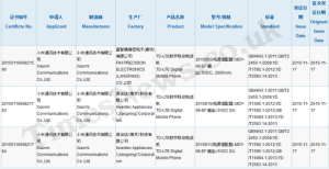 Xiaomi Mi5 certificato dalla CCC: probabile presentazione il 24 Novembre Xiaomi Mi5 certificato dalla CCC: probabile presentazione il 24 Novembre