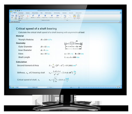 Software per calcoli di progettazione PTC Mathcad