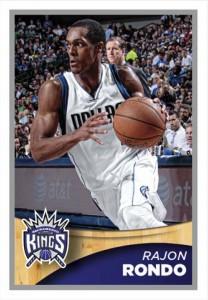 Rajon Rondo, Sacramento Kings - Immagini fornite da Panini SPA