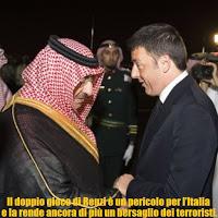 Il doppio gioco di Renzi rende ancora di più l’Italia un bersaglio Isis.