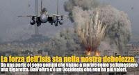 Più li bombardiamo, più loro porteranno la guerra in casa nostra! Più li bombardiamo, più loro porteranno la guerra in casa nostra!