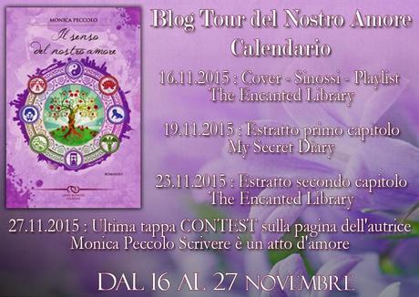 Blog Tour del Nostro Amore Monica Peccolo, Scrivere è un atto d'amore