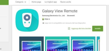 Samsung punta a farci abbandonare le piccole TV che magari abbiamo in camera per sostituirle con un tablet maggiormente predisposto ai servizi di intrattenimento del 2015, come Netflix e simili. App Android su Google Play