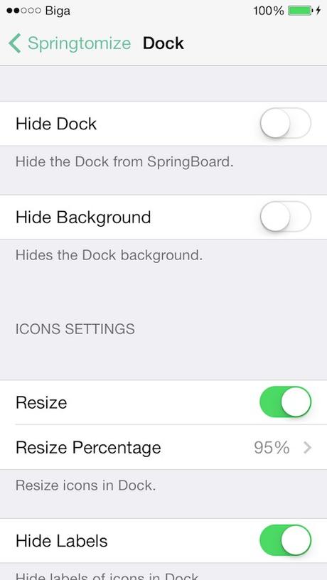 Tweak Cydia (iOS 9.x.x) – Springtomize 3 (iOS 9/8/7 ) si aggiorna supportando anche iOS 9.x.x [Aggiornato Vers. 1.4.0]