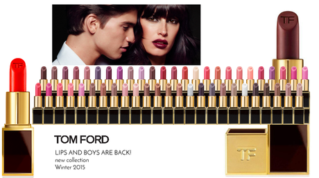 TOM FORD • LIPS AND BOYS are back! Nuova collezione 2015