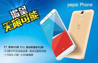 Il primo smartphone di pepsi è ufficiale, Pepsi P1 a poco più di 100€