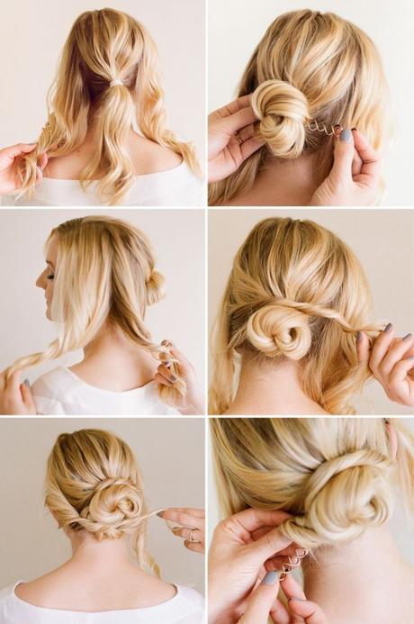 Chignon semplice natale