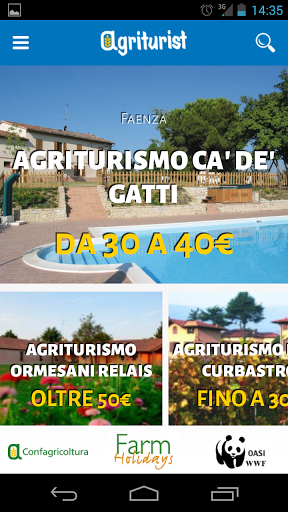 agriturismo smartphone