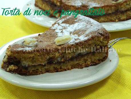 Torta di noci e pangrattato