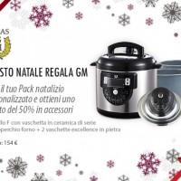 Pentola GM modello F completo si colora di Natale