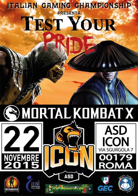 Test Your Pride: torneo di Mortal Kombat X a Roma il 22 novembre
