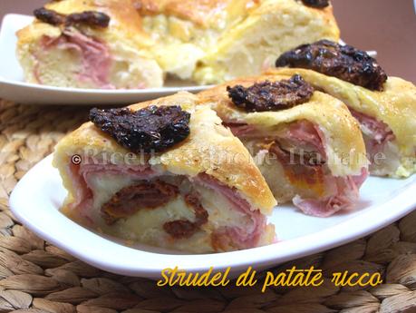 Strudel di patate ricco