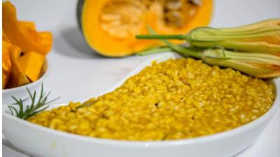 Tortino di riso e zucca