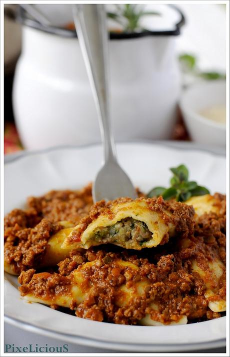 Tordelli Lucchesi “al Sugo” (con Ragù Toscano)