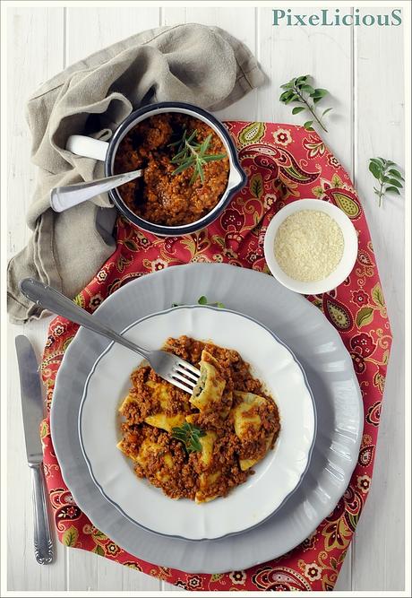 Tordelli Lucchesi “al Sugo” (con Ragù Toscano)