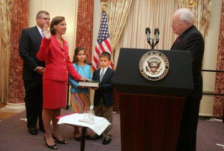 Swearing-in Ceremony at the State Department for Toria Nuland as U.S. Amabassador to the North Atlantic Treaty Organization (NATO). State Department.