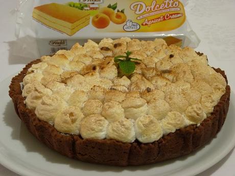 Crostata pere e cioccolato senza lattosio con Dolcetto Apricot Cream Freddi