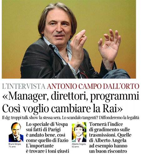 Intervista al dg Rai Campo Dall'Orto