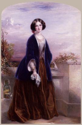 Effie Gray painted by Thomas Richmond.