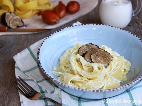 Pappardelle al tartufo cremose