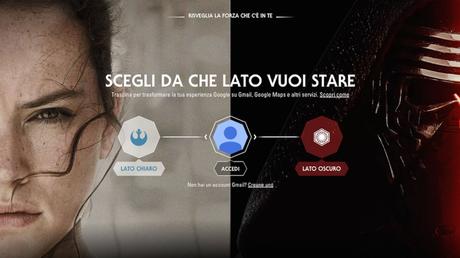 Star Wars: la nuova user experience di Google (anche per il lato oscuro)