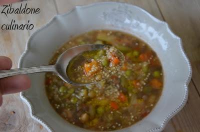 Zuppa di quinoa alle verdure