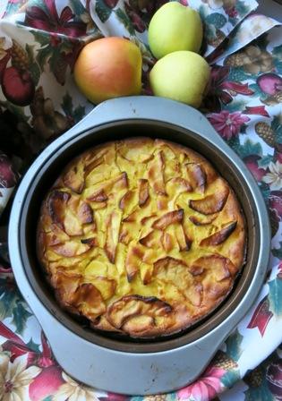 Torta di mele al caramello con burro salato