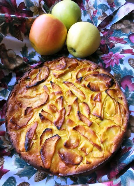 Torta di mele al caramello con burro salato