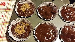 Muffin cacao e mirtilli