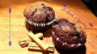 Muffin cacao e mirtilli