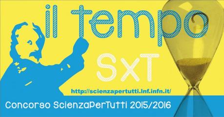 La locandina del concorso, online su http://scienzapertutti.lnf.infn.it