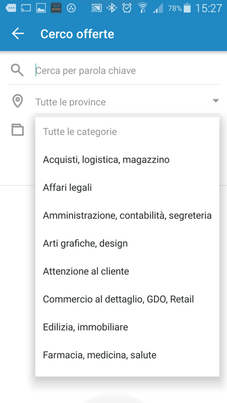 InfoJobs lavoro screen