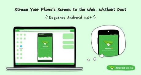 Airdroid 3.1.6 mirroring