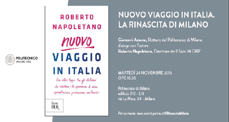 Nuovo viaggio in Italia con Roberto Napoletano al Politecnico di Milano