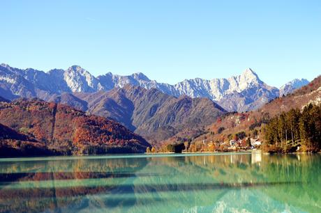 lago di barcis e sentiero del dint