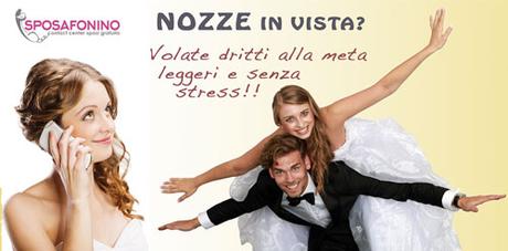 Non sapete come organizzare il vostro matrimonio? Ci pensa Sposafonino