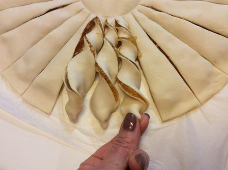 GIRASOLE DI CONFETTURA DI FICHI E NOCI