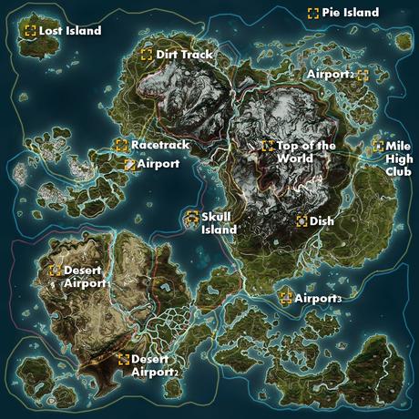 Le mappe di Just Cause 2 e Just Cause 3 a confronto - Notizia - PC