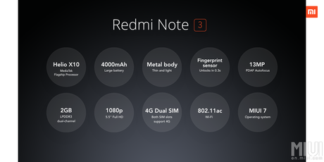 Redmi Note 3