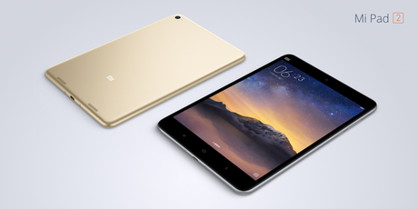 Xiaomi Mi Pad 2 ufficiale: Quad HD, USB Type C, 6190 mAh in 6,95 mm da 148 euro