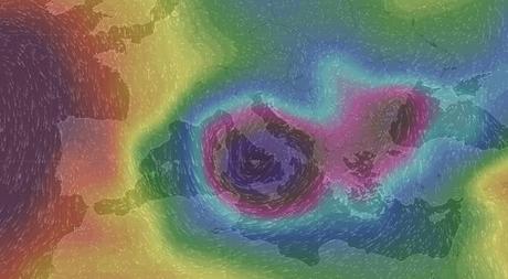 Vortice ciclonico Freddo e Neve